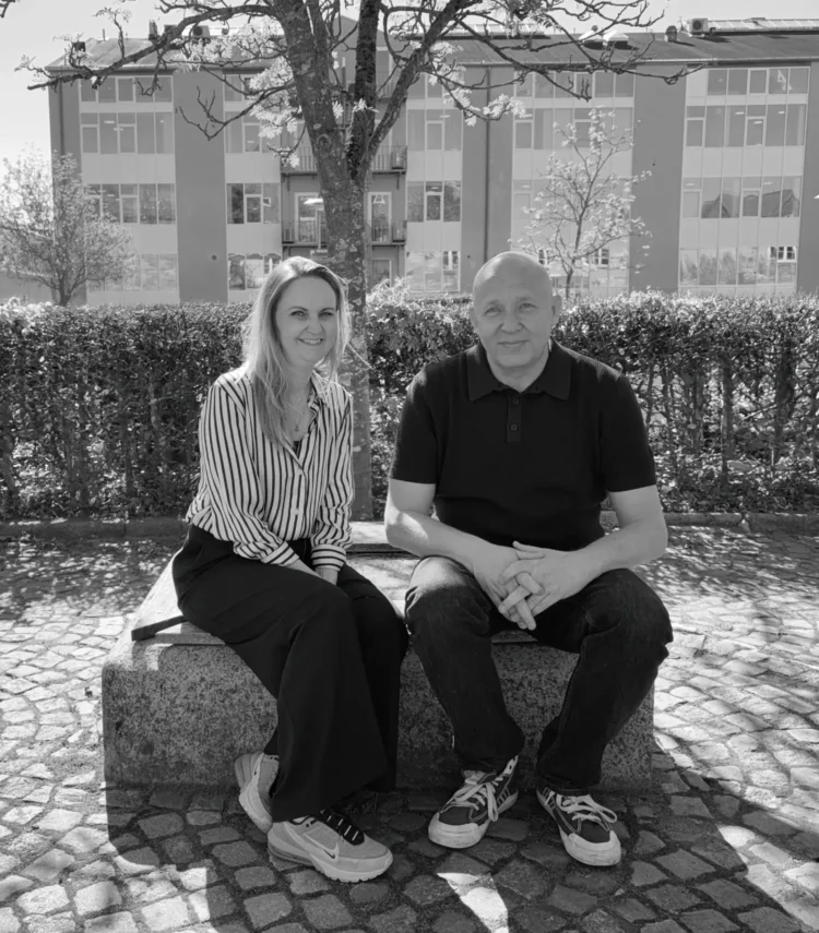 Rikke og Lars sort_hvid-højformat